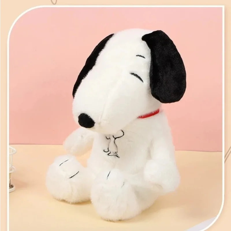 Breathing and glowing soothing Snoopy white dog Plush Doll